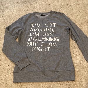 Never worn small pull over shirt